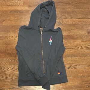 Aviator Nation Lightning Bolt Zip-Up Hoodie